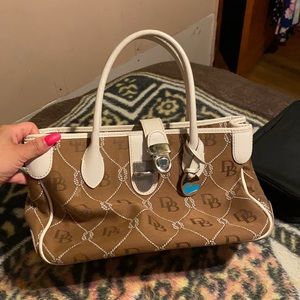 Beautiful brown & beige handbag